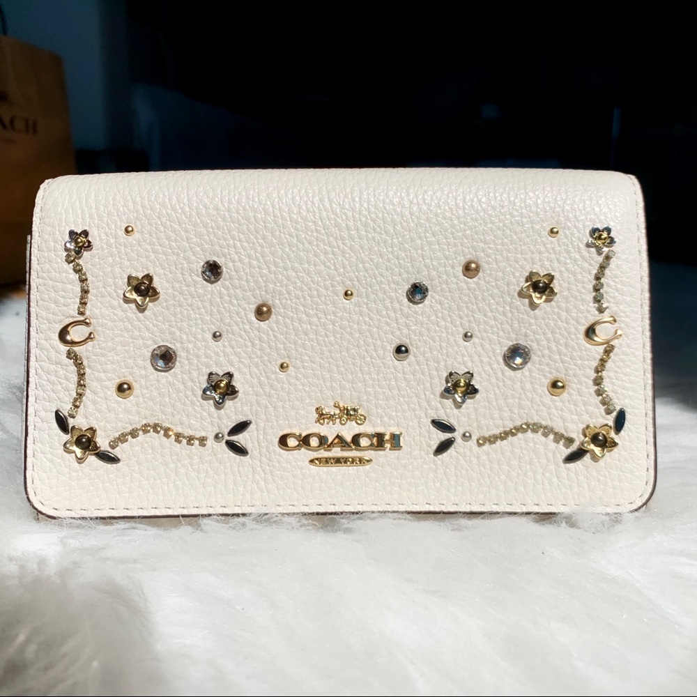 COACH Stud Dressy Crossbody